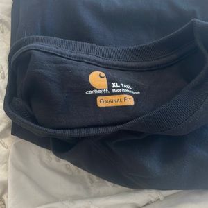 CARHARTT ORIGINAL FIT HEAVYWEIGHT SHORT-SLEEVE POCKET T-SHIRT - black